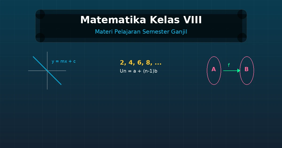 Featured image for Materi Matematika Kelas VIII Semester Ganjil