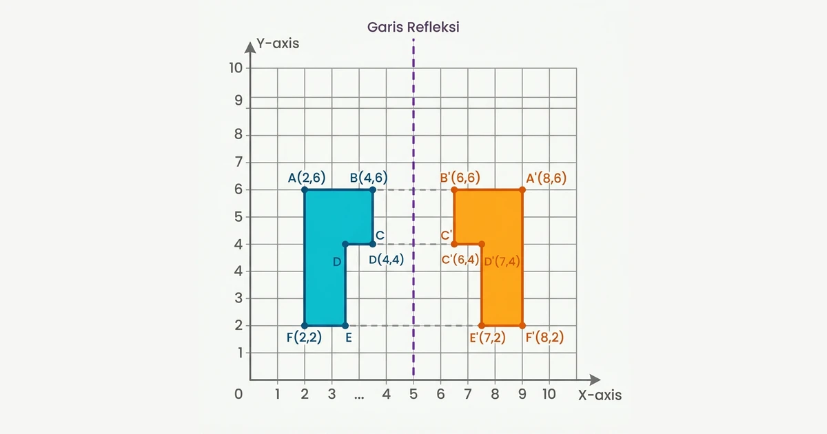 Featured image for TRANSFORMASI GEOMETRI : REFLEKSI