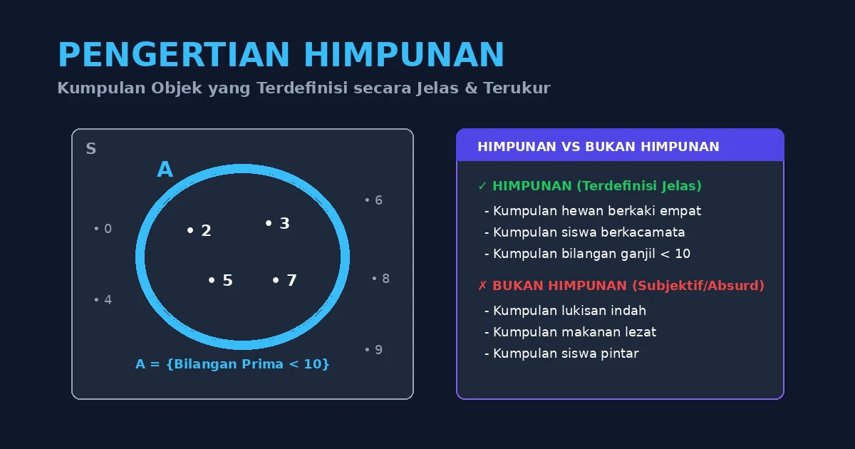 Featured image for Pengertian Himpunan
