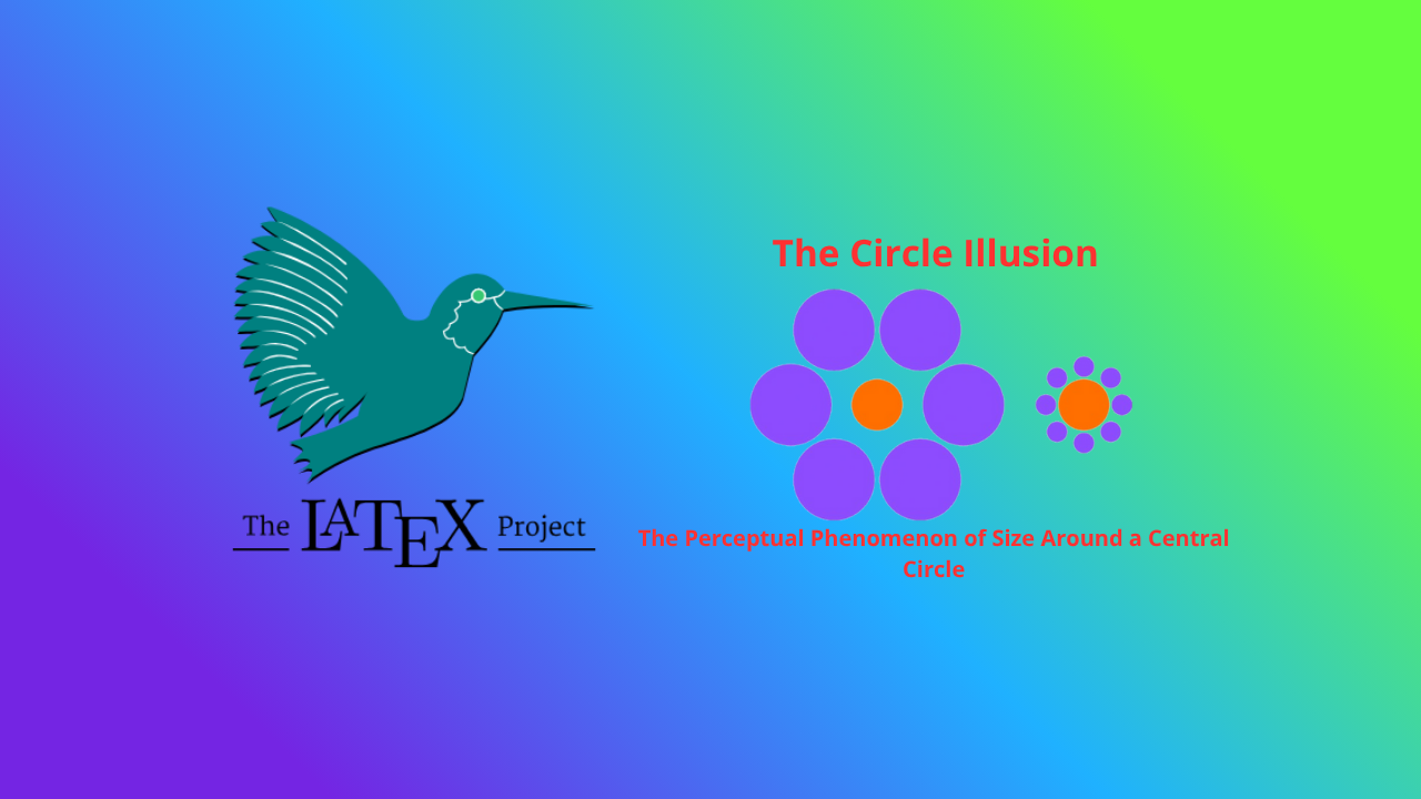 This article explores the geometric circle illusion created with LaTeX TikZ, where concentric circles and rotated squares interact to produce visual distortion despite perfect mathematical symmetry.