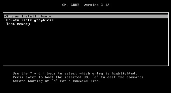 Ubuntu Partitioning Options