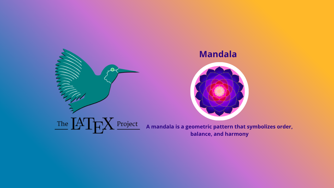 Featured image for Creating a Mandala with LaTeX TikZ