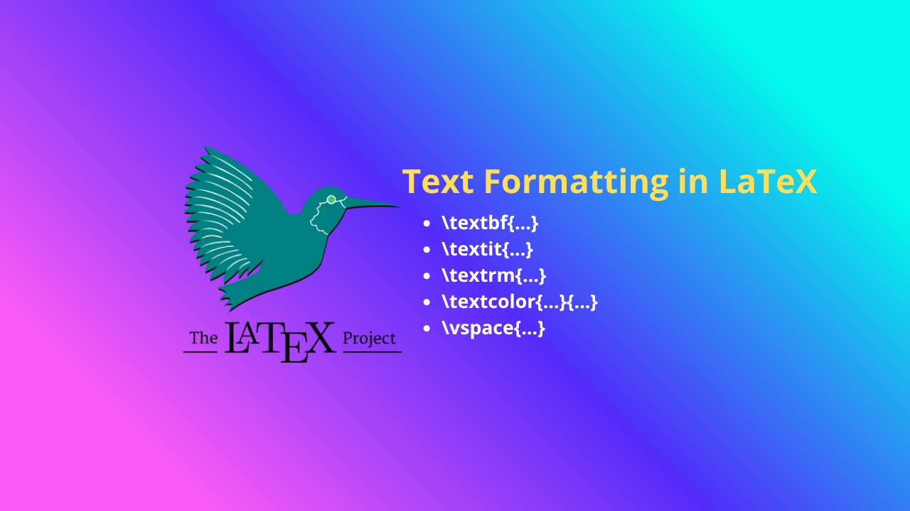 Featured image for Text Formatting in LaTeX